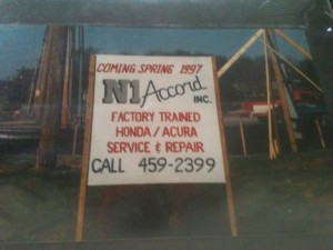 Accurate Car Repair Nashville Dealership Original Sign