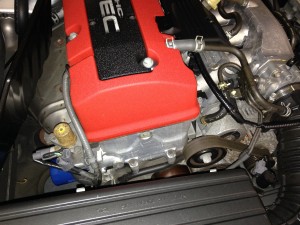 Honda S2000 engine not equipped with Honda timing belt 