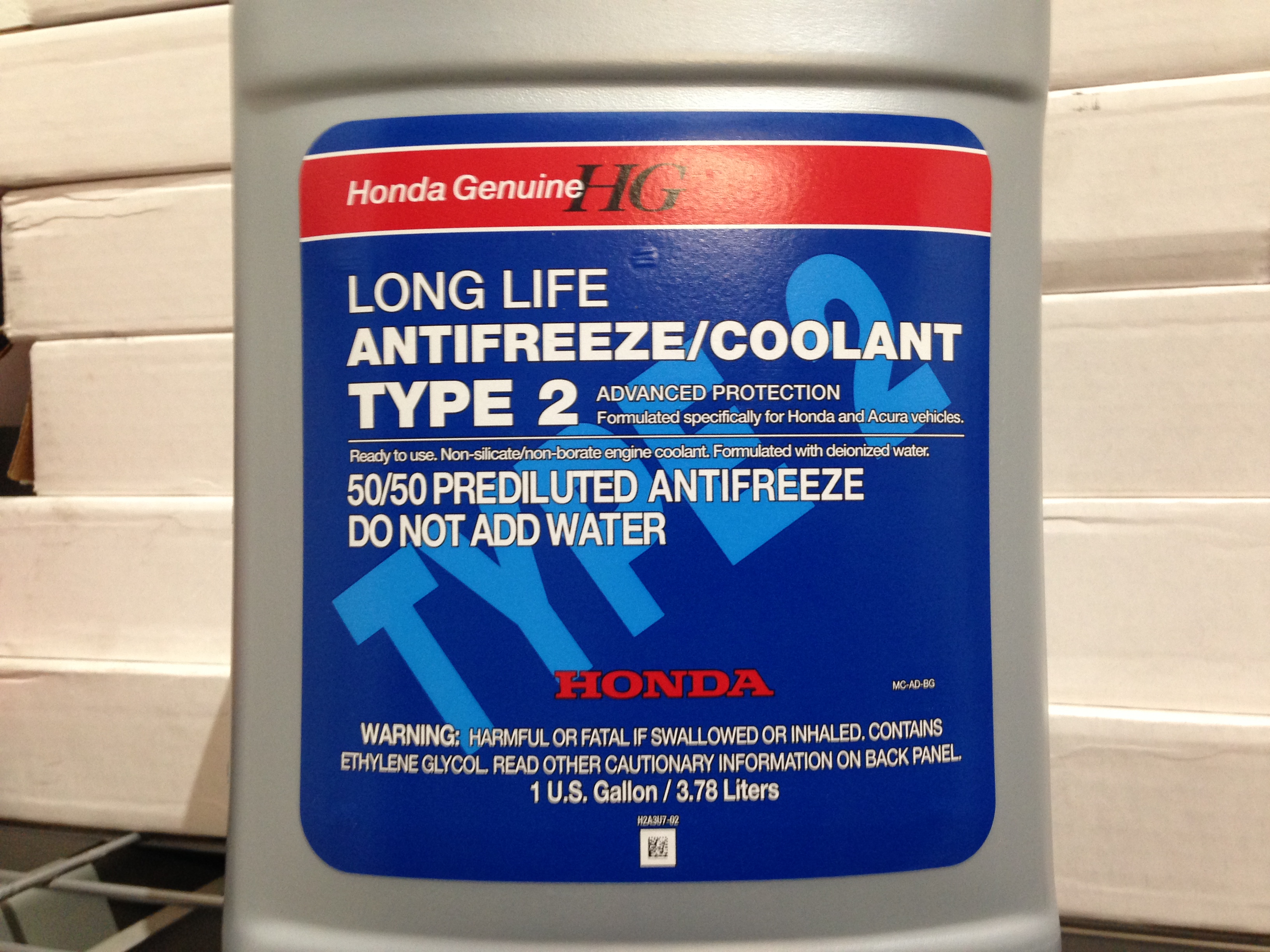 Honda Engine Antifreeze Coolant Has Long Service Life - Accurate 