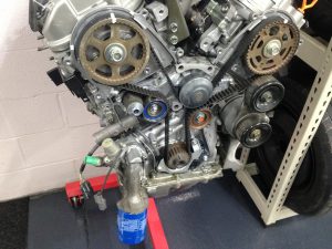 Honda V6 Engine Timing Belt and Front Plate Assembly